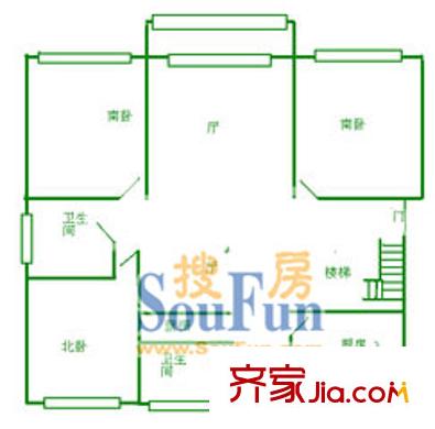 上海 周康四村 戶型圖