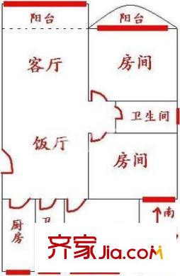 上海 雙秀家園北園 戶型圖