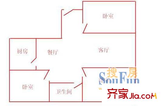 上海 周康四村 戶型圖