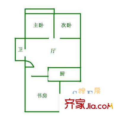 上海 昆仑花苑 户型图