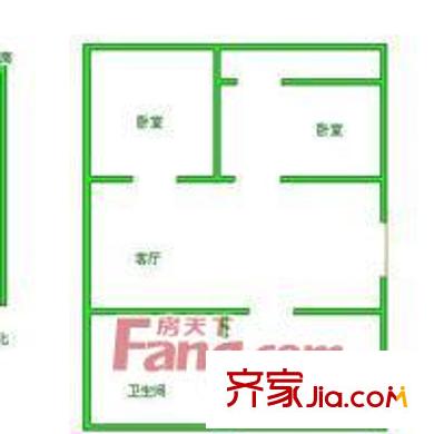 芳華路229弄小區(qū)戶(hù)型圖芳華路229弄 戶(hù)型圖 2室1廳1衛(wèi)1廚