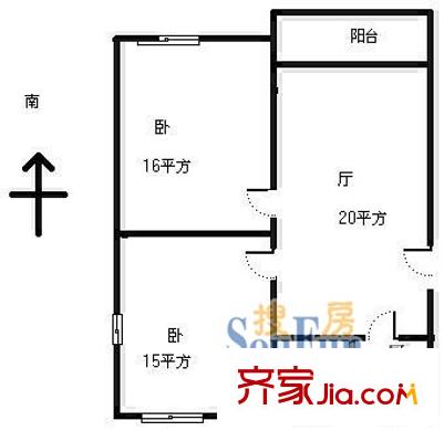 芳華路229弄小區(qū)戶型圖上海 芳華路229弄 戶型圖 2室1廳1衛(wèi)1廚