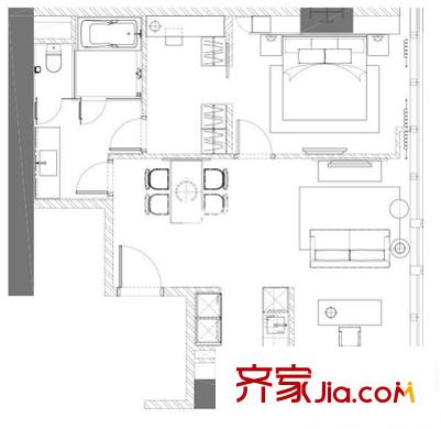 上海 金茂花園 戶型圖