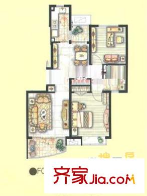 大唐國際公寓14.23號F01戶型