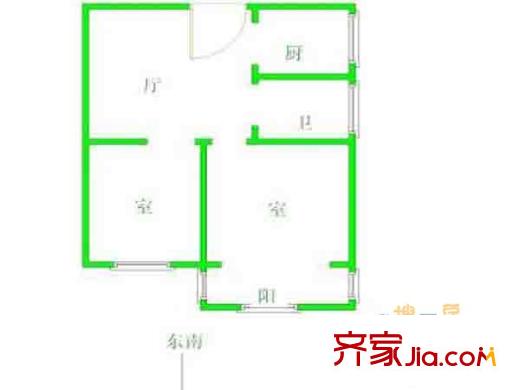力聯(lián)大廈戶型圖戶型圖 2室 2室1廳1衛(wèi)1廚