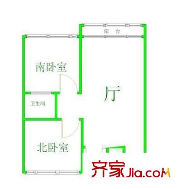 上海 海東公寓 戶型圖
