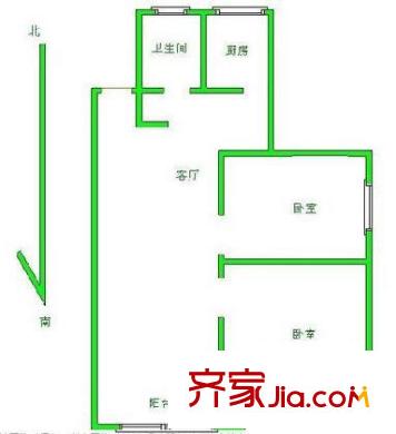 上海 海東公寓 戶型圖