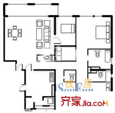 上海 銀鳳小區(qū) 戶型圖