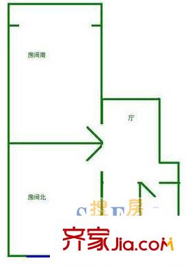 嶗山二村 戶型圖