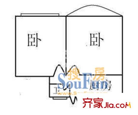 嶗山二村 戶型圖