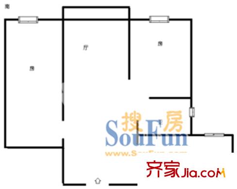 上海 南浦公寓 户型图