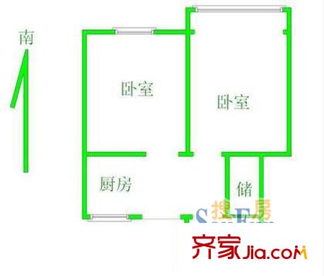 上海 上南四村 戶型圖