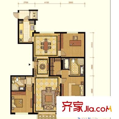 曹江公寓 0室 户型图