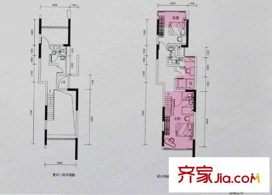 曹江公寓 0室 户型图