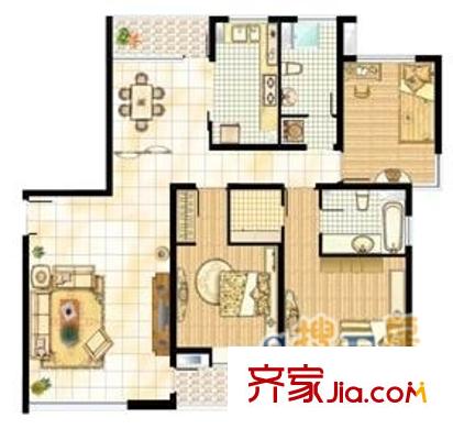 上海 愛法花園一期 戶型圖