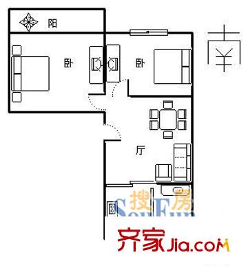 上海 聚龍家園 戶型圖