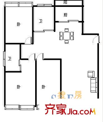 上海 春江花悅園 戶型圖