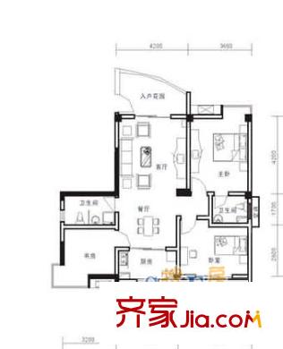 上海 春江花悅園 戶型圖