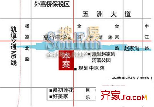 春江花悅園交通圖