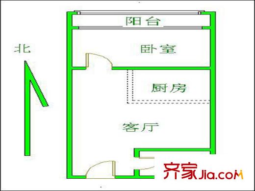 寧電馨苑戶型圖戶型圖 1室 1室1廳1衛(wèi)1廚