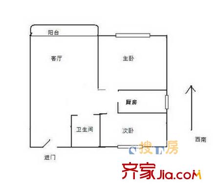 上海 東園一村 戶型圖