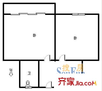 上海 東園一村 戶型圖