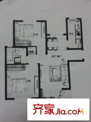 金沁苑 2室 戶型圖