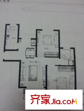 金沁苑 2室 戶型圖