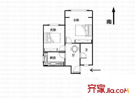 梅隴三村 0室 戶型圖