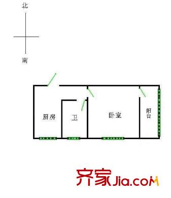 梅隴三村 0室 戶型圖