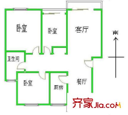 上海 荣盛名邸(欧风丽景) 户型图