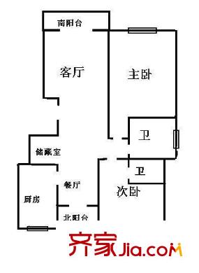 上海 西南名苑 户型图