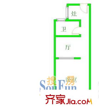 上海 志丹小区 户型图