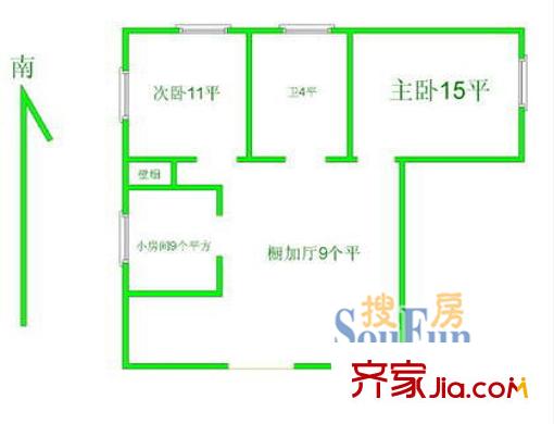 上海 志丹小区 户型图