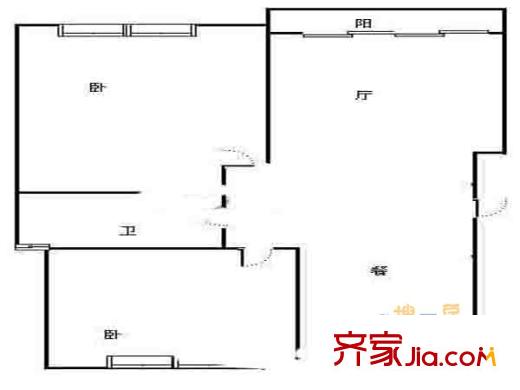 鐵匠營小區(qū)戶型圖戶型圖2室 2室1廳1衛(wèi)1廚