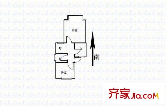 鐵匠營小區(qū)戶型圖戶型圖 2室 2室1廳1衛(wèi)1廚