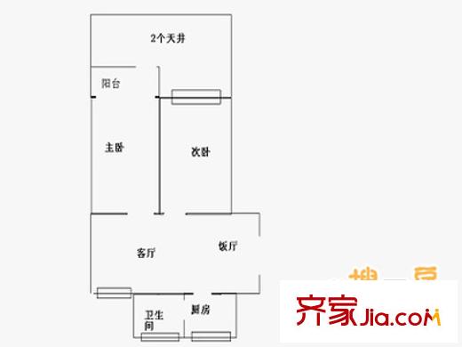 上海 海陽一村 戶型圖