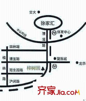 梓樹園交通圖