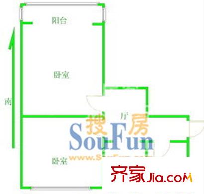德州二村 戶型圖