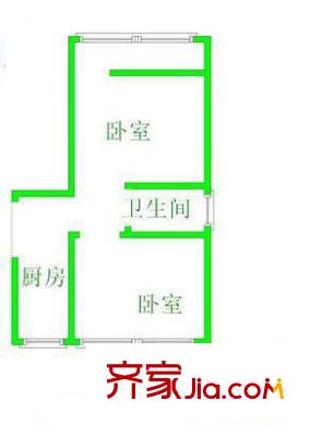 德州二村 戶型圖