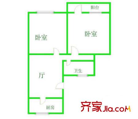 凉城三村2室1厅1卫1厨