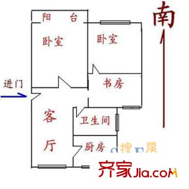 上海 金橋新村一街坊 戶型圖