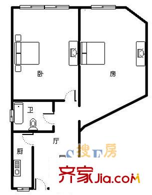 上海 汇山大楼 户型图