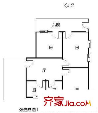 郵電小區(qū)戶型圖戶型圖 3室1廳1衛(wèi)1廚