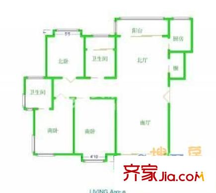 建德花园郁金香苑 0室 户型图