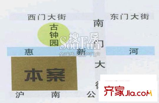 江南清漪園交通圖