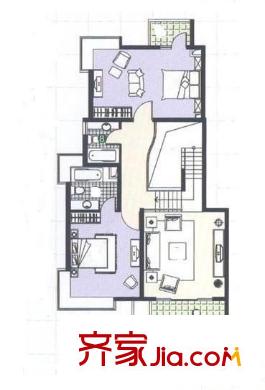 江南清漪園 3室 戶型圖