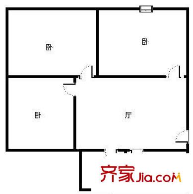 江南清漪園戶型圖戶型圖 3室1廳1衛(wèi)1廚