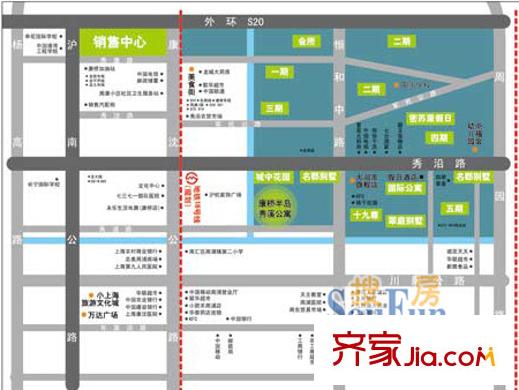 康橋半島秀溪公寓交通圖