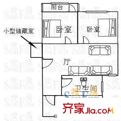 上海 妙境一村 戶型圖